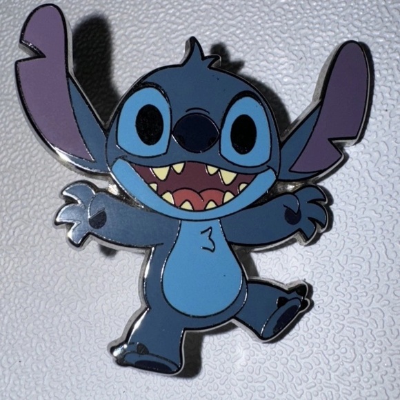 Disney Jewelry - DISNEY PIN STITCH LANYARD STARTER SET 2024 STITCH ONLY Trading Enamel